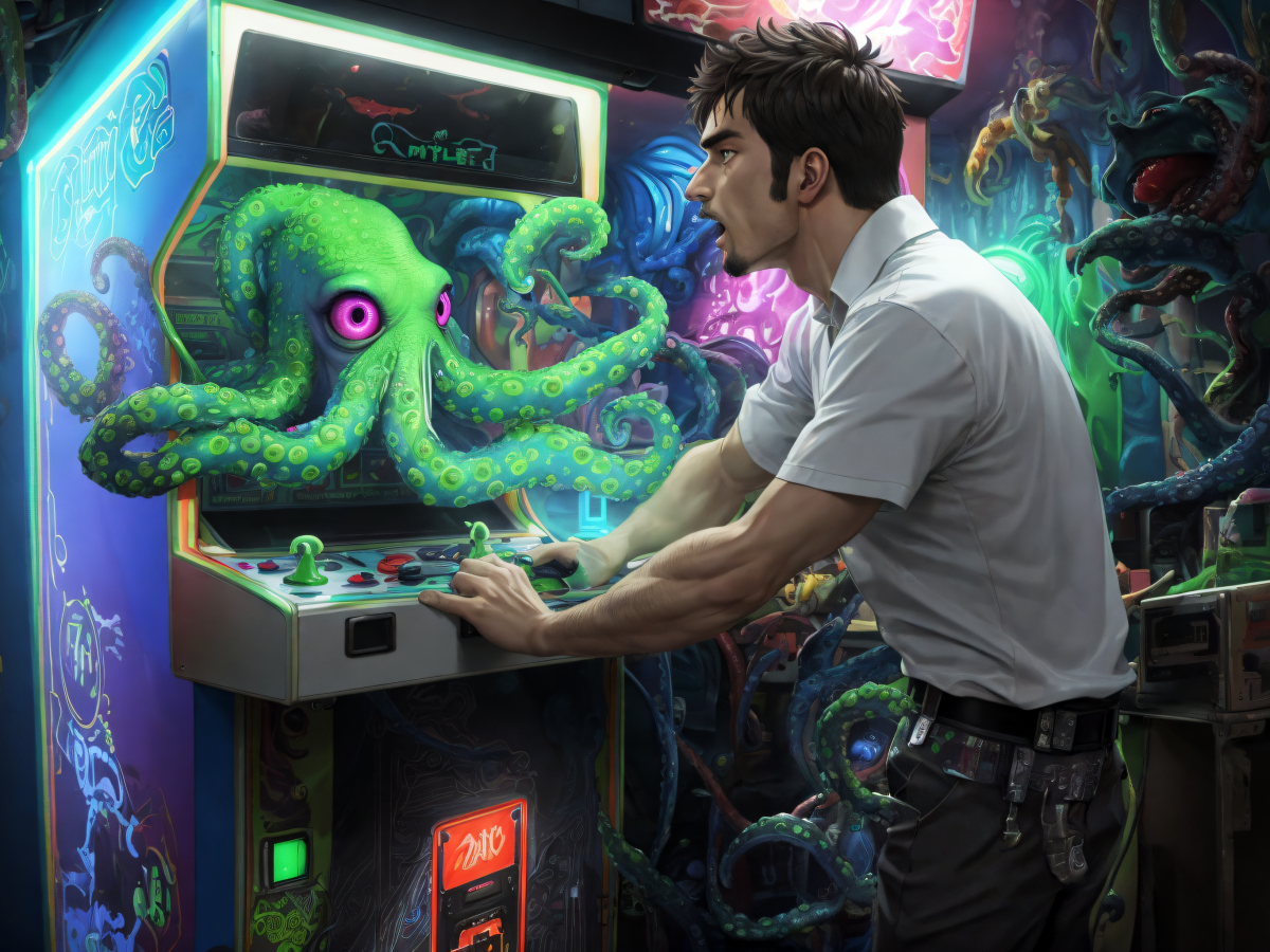 Immersive Game. AI generated&nbsp;illustration